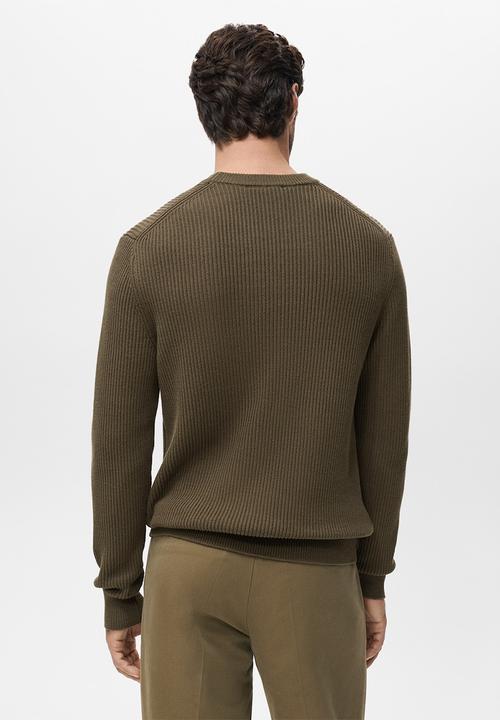 MANGO - Jersey Madeira - Dark Green