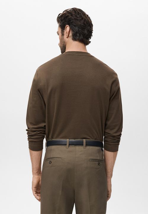 MANGO - Camiseta Gareth - Dark Green