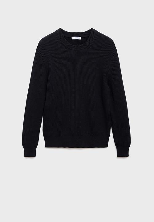 MANGO - Jersey Madeira - Navy