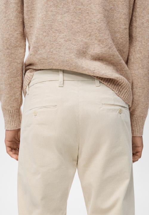 MANGO - Pantalon Berdam - Light Beige