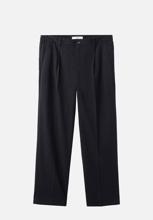 MANGO - Pantalon Piedra - Navy