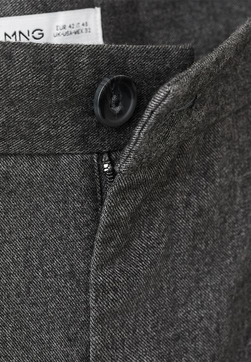 MANGO - Pantalon Piedra - Dark Grey