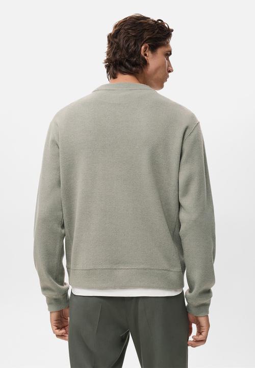 MANGO - Sudadera Besalu - Pastel Green