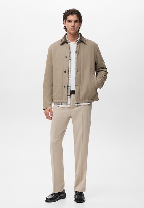 MANGO - Cazadora Theon - Beige