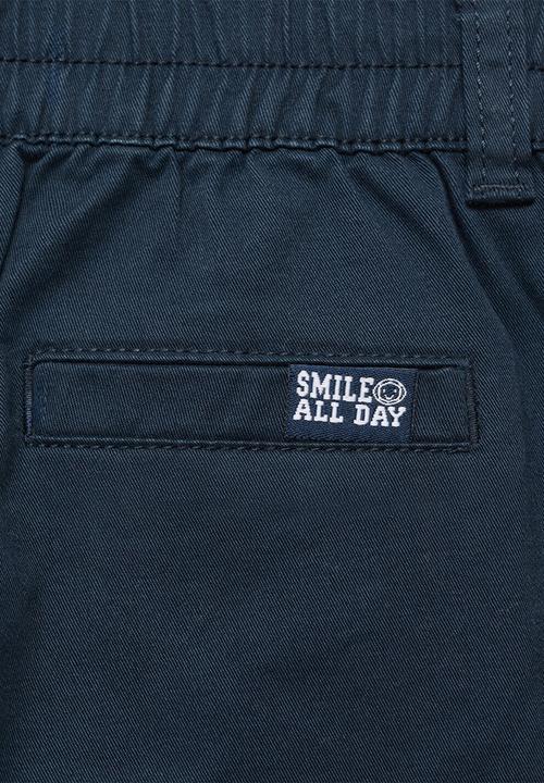 MANGO - Trousers cargob - navy