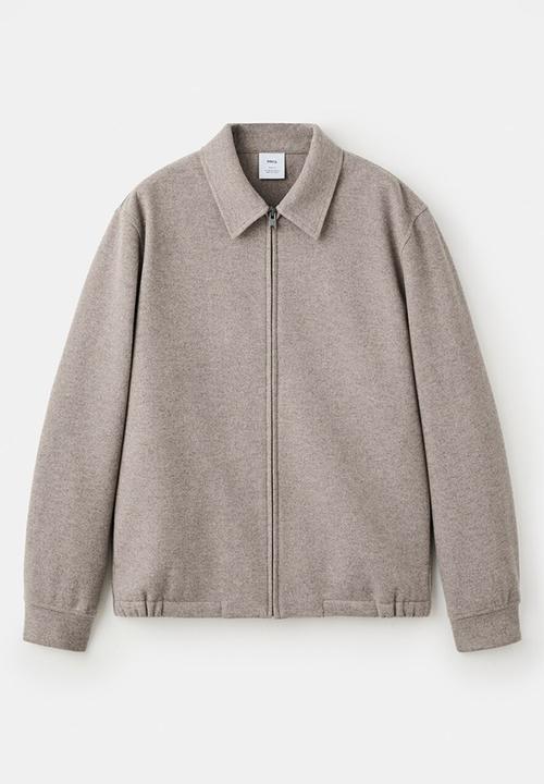 MANGO - Sudadera Blouson - Light-Brown