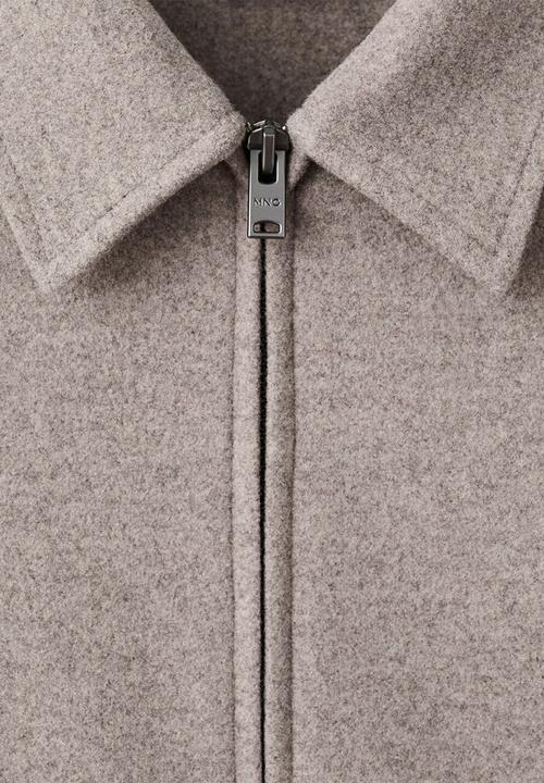 MANGO - Sudadera Blouson - Light-Brown