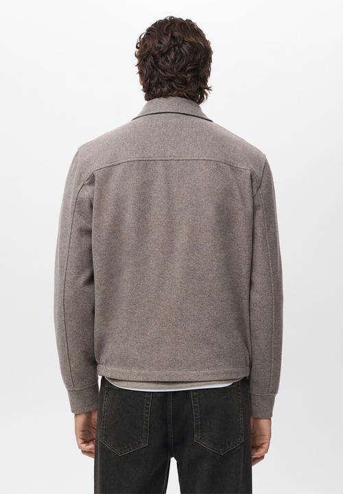 MANGO - Sudadera Blouson - Light-Brown