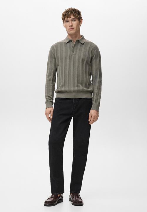MANGO - Jeans Ben - Black Denim