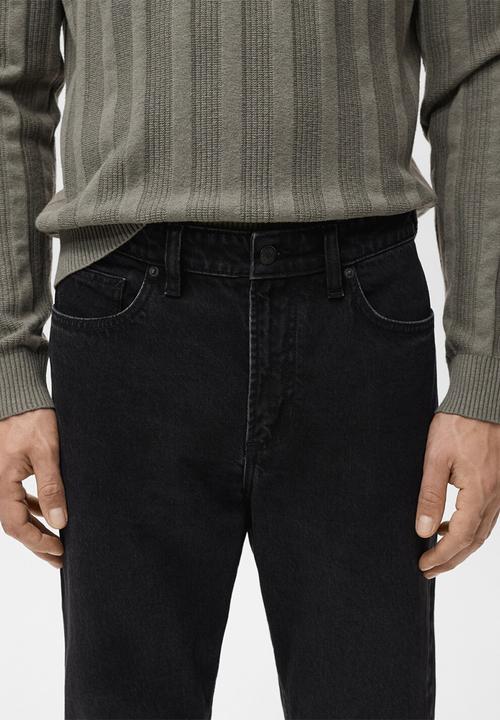 MANGO - Jeans Ben - Black Denim