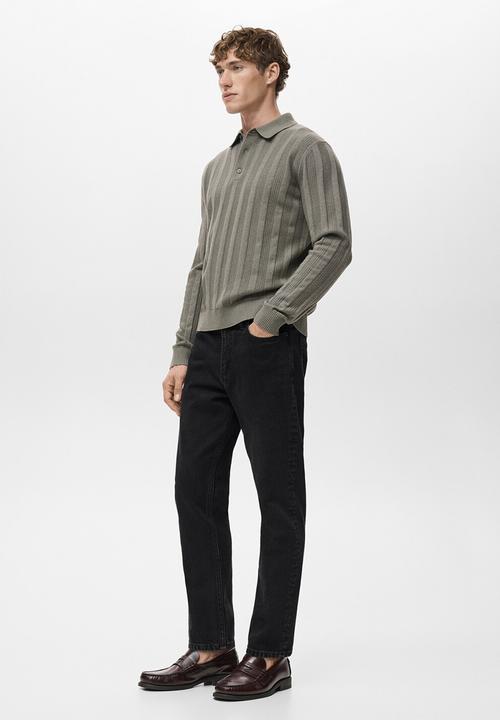 MANGO - Jeans Ben - Black Denim
