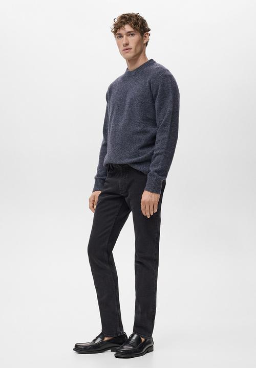 MANGO - Jeans Jan - Black Denim