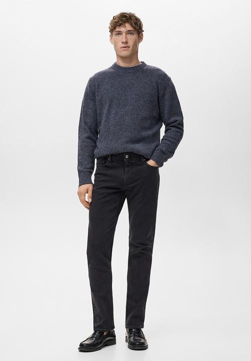 MANGO - Jeans Jan - Black Denim