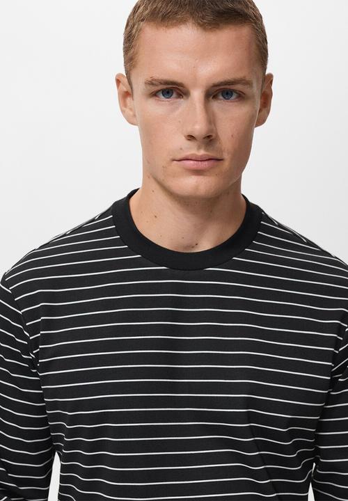 MANGO - Camiseta Marinier - Black