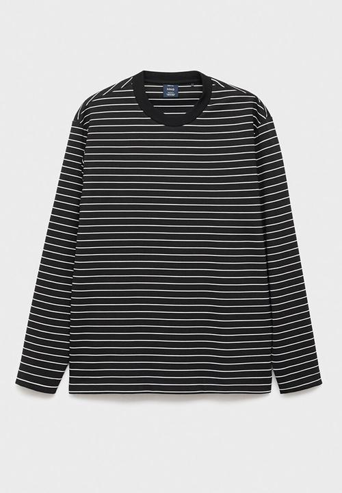 MANGO - Camiseta Marinier - Black