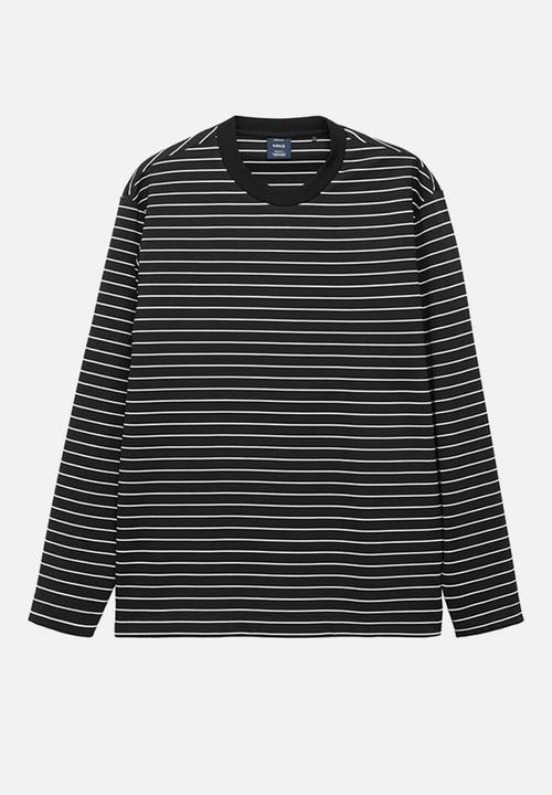MANGO - Camiseta Marinier - Black