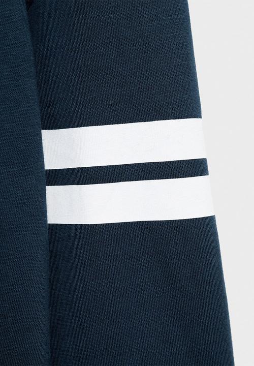MANGO - T-shirt varsi - navy
