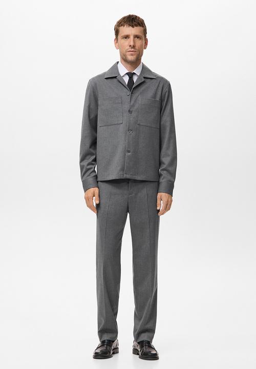MANGO - Pantalon Dover - Grey