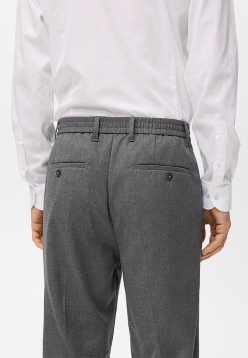 MANGO - Pantalon Dover - Grey