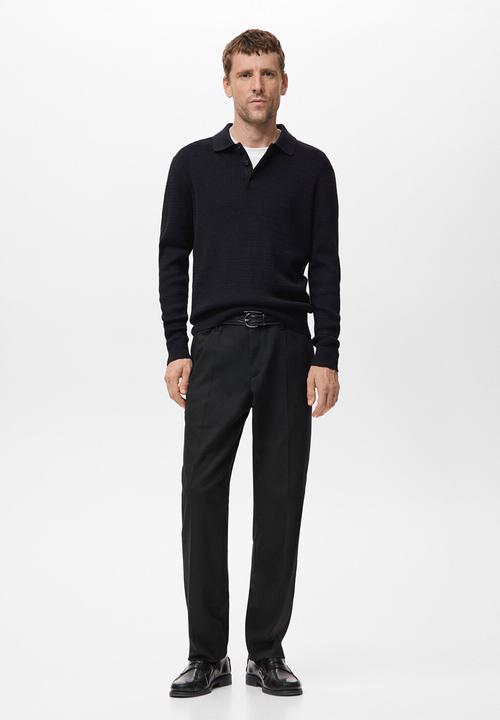 MANGO - Pantalon Dover - Black
