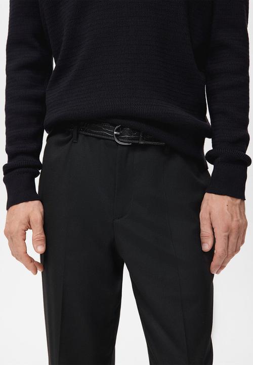 MANGO - Pantalon Dover - Black