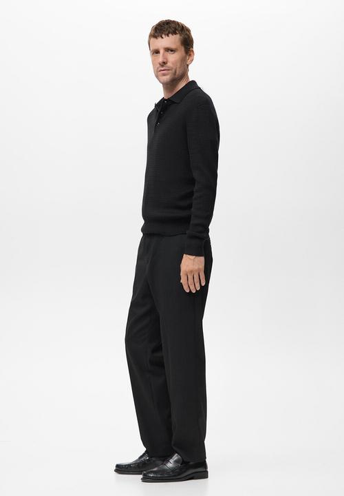 MANGO - Pantalon Dover - Black