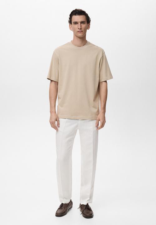 MANGO - Camiseta Anouk - Light Beige
