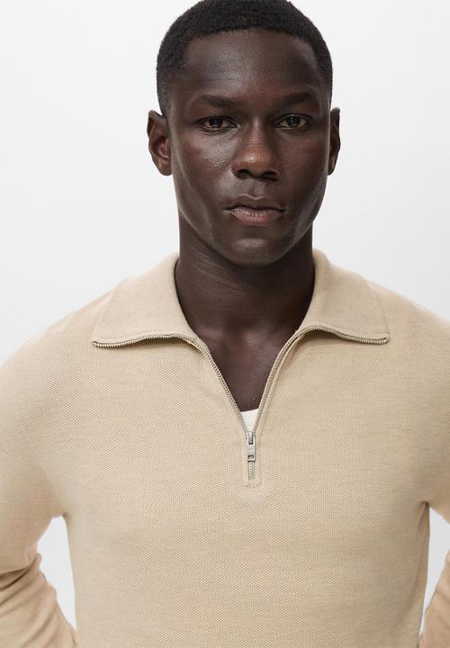 MANGO - Jersey Tenp - Beige