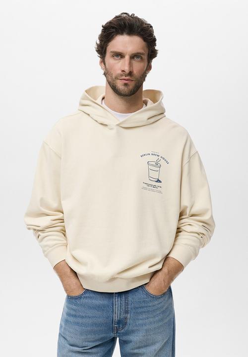 MANGO - Sudadera Berlin - Light Beige