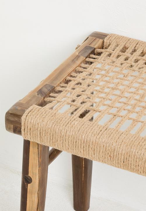 Homewood - Nia Patio Bench - Natural