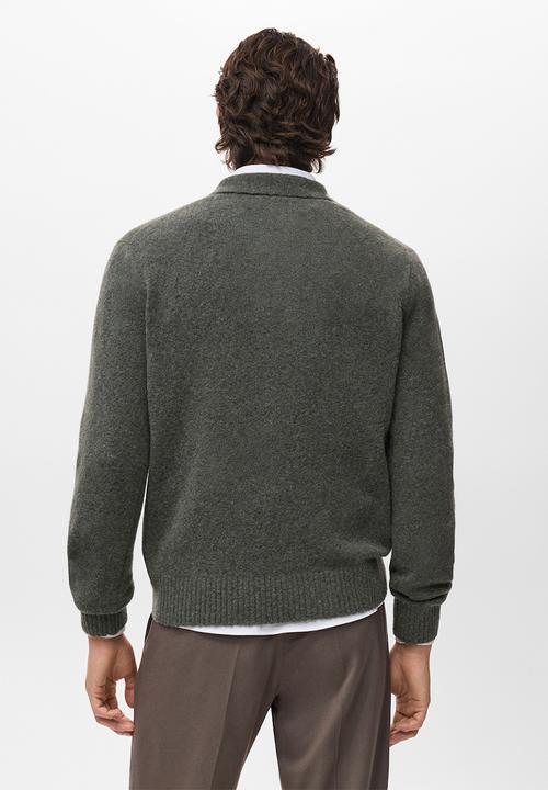 MANGO - Polo Oreo - Dark Green
