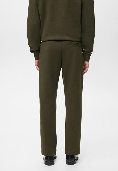 MANGO - Pantalon Cohen - Dark Green