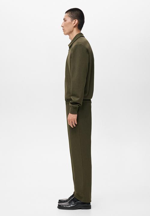 MANGO - Pantalon Cohen - Dark Green