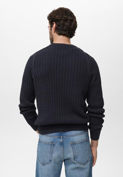 MANGO - Jersey Mars - Navy