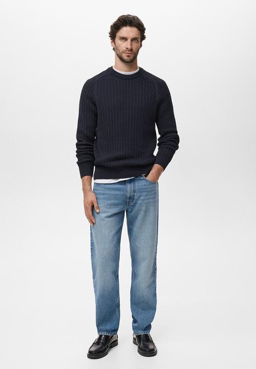 MANGO - Jersey Mars - Navy