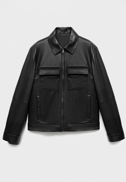 MANGO - Cazadora Fabio - Black