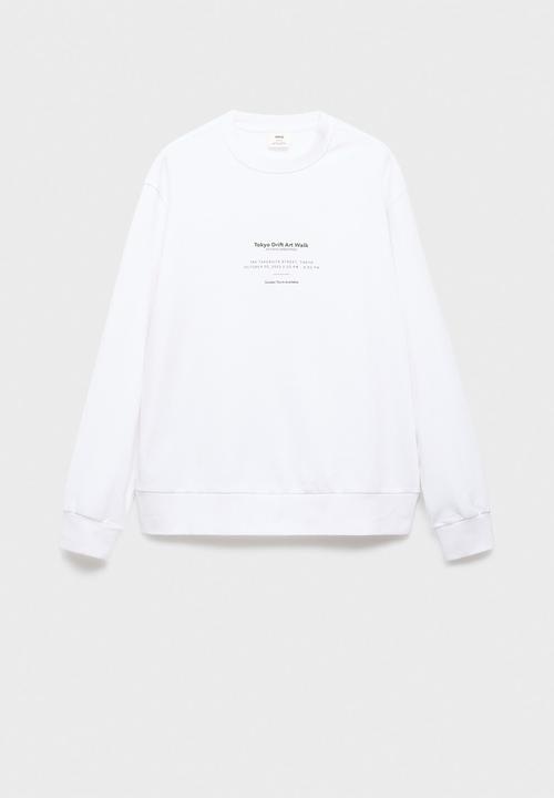 MANGO - Sudadera Tokio - White