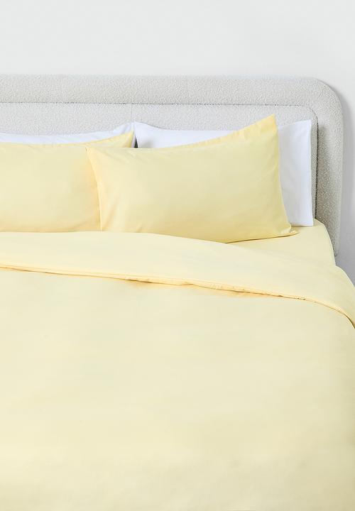 Sixth Floor - Recycled Microfibre Duvet Set - Yellow