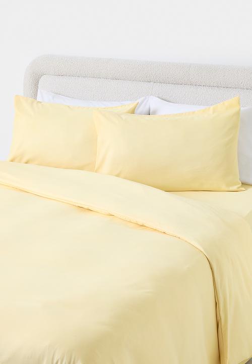 Sixth Floor - Recycled Microfibre Duvet Set - Yellow