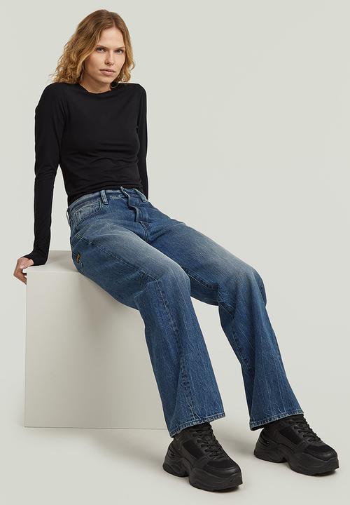 G-STAR - Bowey 3D Boyfriend Jeans Wmn - Dark Wash