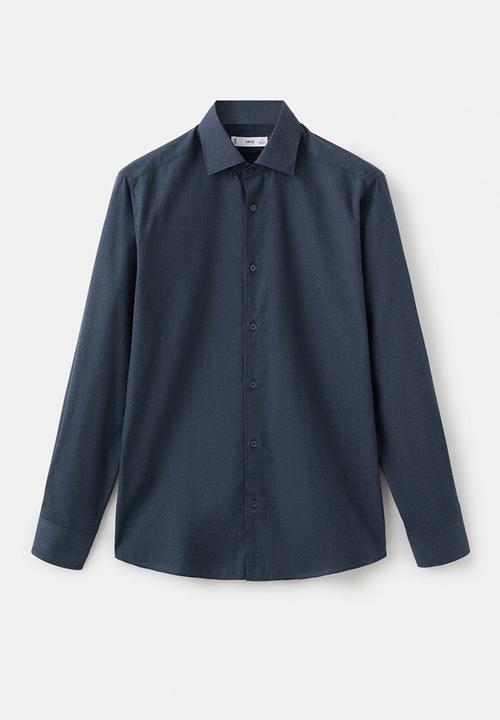 MANGO - Camisa Veira - Navy