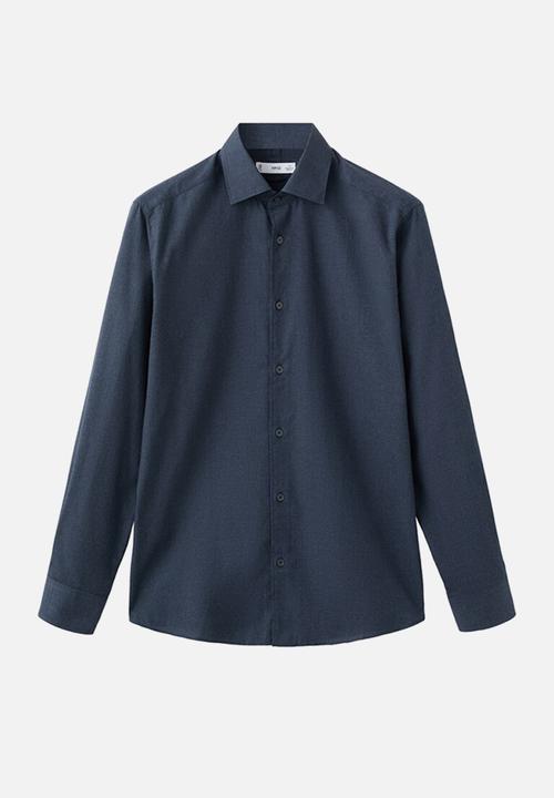 MANGO - Camisa Veira - Navy