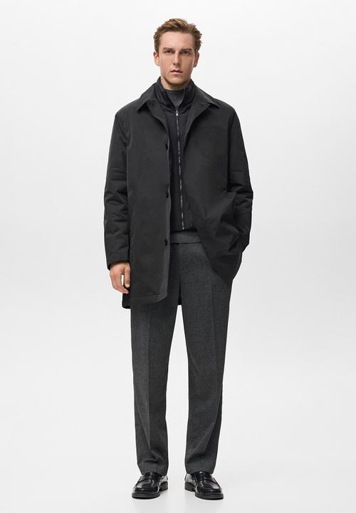 MANGO - Parka Blake - Black
