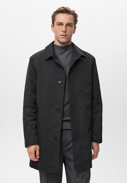 MANGO - Parka Blake - Black