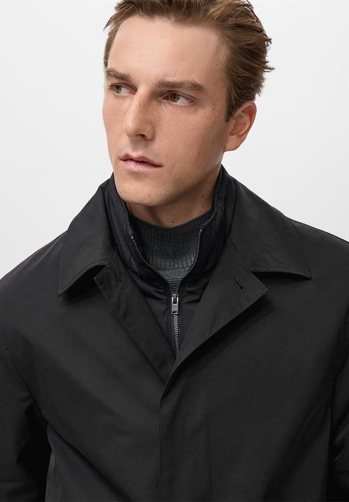 MANGO - Parka Blake - Black