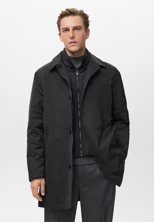 MANGO - Parka Blake - Black