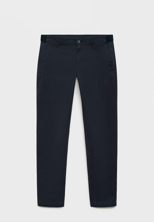 MANGO - Pantalon Prato - Navy