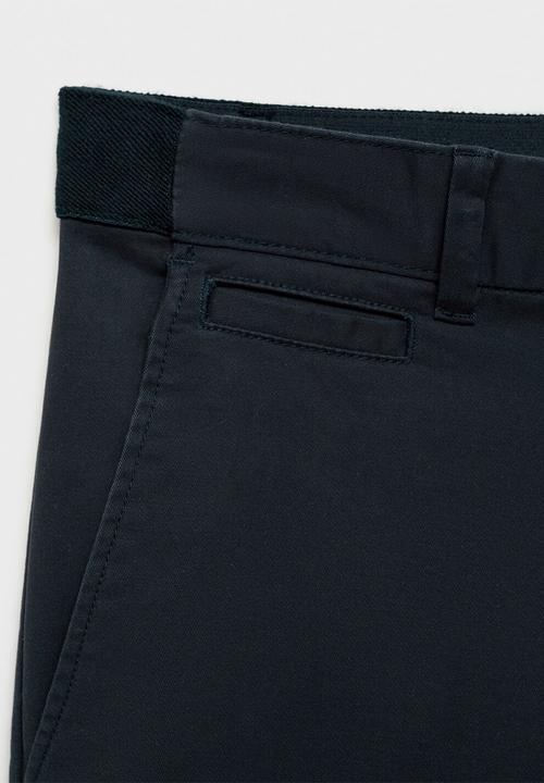 MANGO - Pantalon Prato - Navy