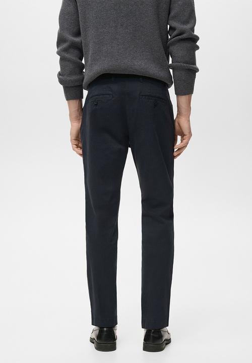 MANGO - Pantalon Prato - Navy