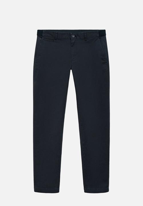 MANGO - Pantalon Prato - Navy